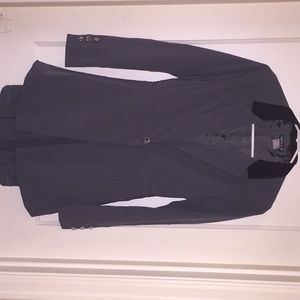 Venus sz 4 pleated black & grey blazer. Brand new.